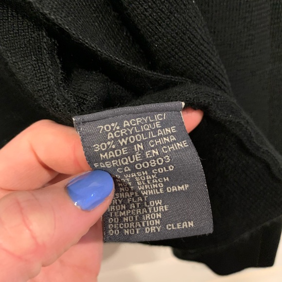 Jana | Black Wool Cardigan - Picture 4 of 4